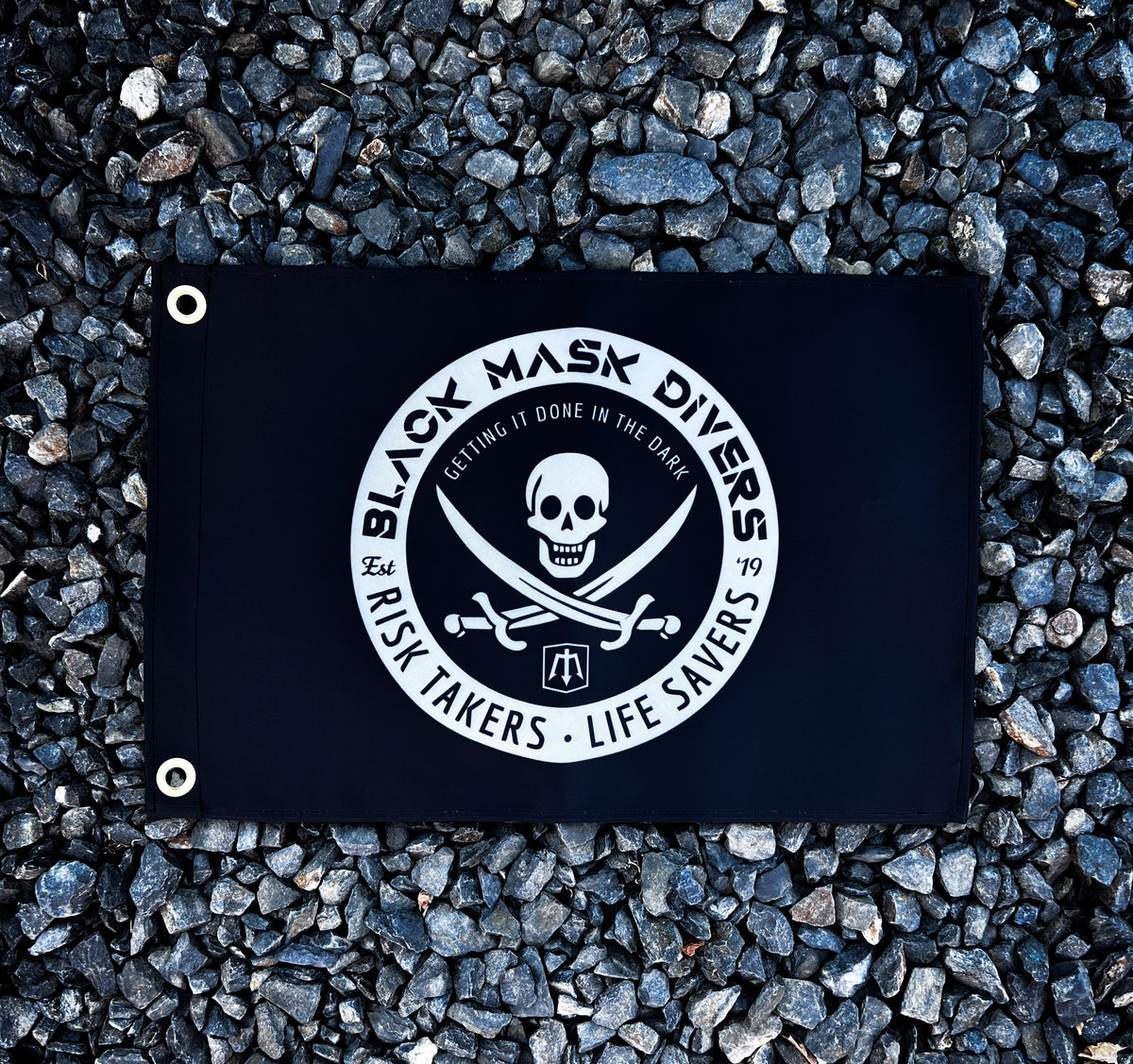"I'd Rather Be Diving" Diver Down Flag License Plate Frame - Black