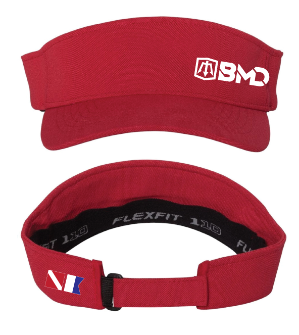 BMD Flexfit Visor Black Mask Divers