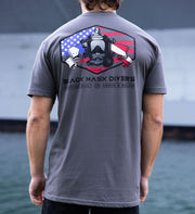 Patriot T-Shirt Heavy Metal Gray