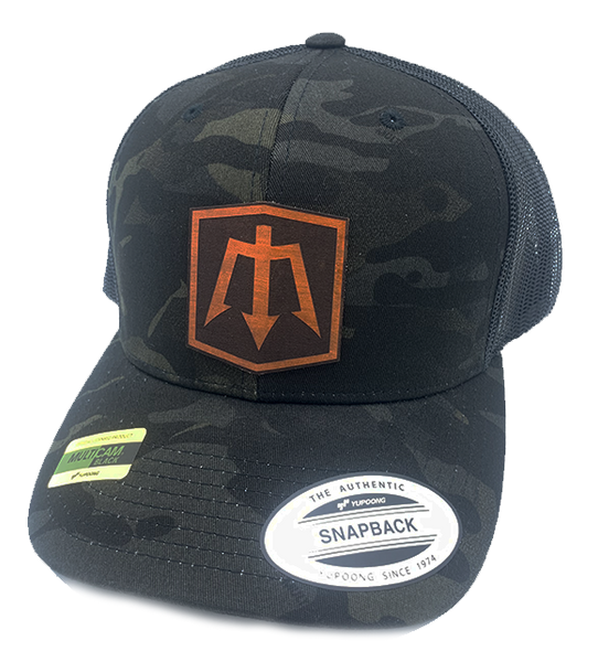 BMD Black Camo Trucker – Black Mask Divers