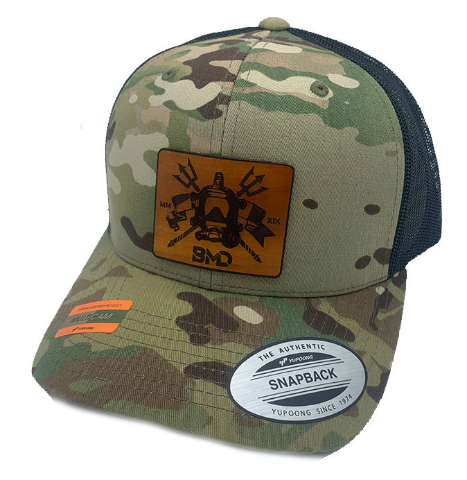 BMD Leather Multicam Trucker