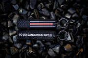 Thin Red Line Key Chain