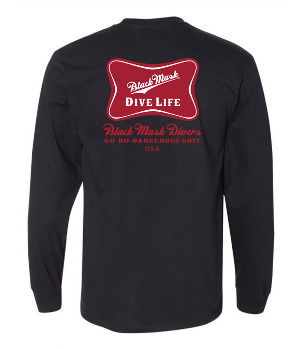 Dive Life Long Sleeve T BLACK