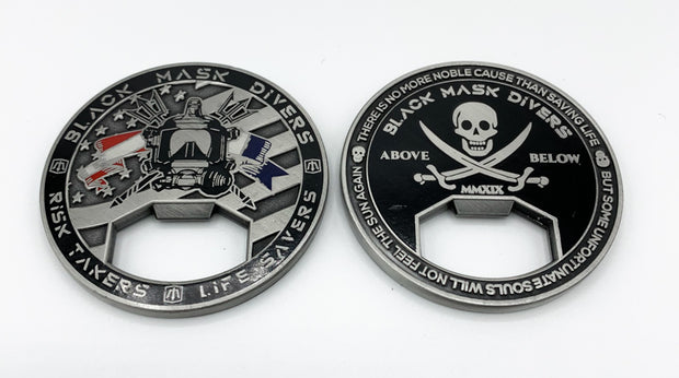 Above & Below Challenge Coin