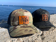 BMD Multicam Leather Patch Trucker Hat