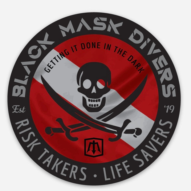 Diver Down Sticker