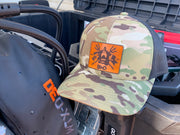 BMD Multicam Leather Patch Trucker Hat